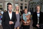 Edam Volendam 12 mei 2012
Trouwen Annemarie Hoek en Simon Keizer in Dam hotel in Edam. Jaap de Witte met vrouw en kinderen
Peter Smulders bv
