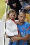 Lausanne, 17 en 18 Mei 2012
Nederlands elftal op traingskamp op weg naar het EK 2012
John Heitinga met zijn vrouw Charlotte Heitinga-Zenden en hun kinderen
Foto Peter Smulders BV
