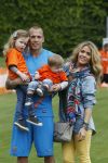 Lausanne, 17 en 18 Mei 2012
Nederlands elftal op traingskamp op weg naar het EK 2012
John Heitinga met zijn vrouw Charlotte Heitinga-Zenden en hun kinderen
Foto Peter Smulders BV