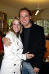 Blaricum 29 april 2004
Marco Borsato krijgt Koninklijke onderscheiding.
John Ewbank met Vivian Reys
Peter Smulders bv