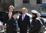 Amsterdam, 29 April 2013
Vertrek Kon. familie vanuit Paleis op de Dam naar het diner in het Rijksmuseum
Andre Rieu met zijn zoon Pierre Rieu
Foto Peter Smulders BV