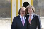 Amsterdam, 29 April 2013
Vertrek Kon. familie vanuit Paleis op de Dam naar het diner in het Rijksmuseum
Andre Rieu met zijn zoon Pierre Rieu
Foto Peter Smulders BV