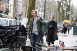 Amsterdam 19 april 2013
Ajax speler Christian Poulsen met zijn vrouw op de cornelis schuytstraat.
Peter Smulders bv