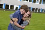 Hilversum 13 mei 2013
Danielle Oerlemans en Tim Visser zijn ambassadeurs van de rugby acadamy .
Peter Smulders bv
