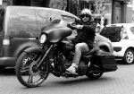 Amsterdam 17 april 2013
Dennis Rugenbregt op zijn Harley Davidson Buddha to Buddha motor.
Peter Smulders bv