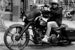 Amsterdam 17 april 2013
Dennis Rugenbregt op zijn Harley Davidson Buddha to Buddha motor.
Peter Smulders bv