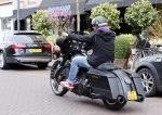 Amsterdam 17 april 2013
Dennis Rugenbregt op zijn Harley Davidson Buddha to Buddha motor.
Peter Smulders bv