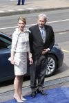 Amsterdam, 30 April 2013
Inhuldiging Koning Prins Willem Alexander en Koningin Maxima
Eberhard v d Laan met partner
Foto Peter Smulders BV
