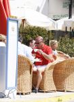 ibiza 5 mei 2013
Frans v Maarschalkerwaart met vriendenop terras bij cappucino.
Peter Smulders bv