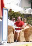 ibiza 5 mei 2013
Frans v Maarschalkerwaart met vriendenop terras bij cappucino.
Peter Smulders bv