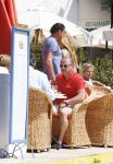 ibiza 5 mei 2013
Frans v Maarschalkerwaart met vriendenop terras bij cappucino.
Peter Smulders bv