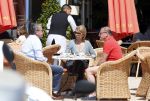 ibiza 5 mei 2013
Frans v Maarschalkerwaart met vriendenop terras bij cappucino.
Peter Smulders bv