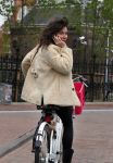 Amsterdam 13 mei 2013
Halina Reijn op de fiets 
Peter Smulders bv