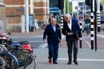 Amsterdam, 15 Mei 2013 In het Conservatorium Hotel vierde Leco Zadelhoff zijn 45ste verjaardag en 25 jaar in het vak.
Joop Braakhekke met zijn partner Wim Nijkamp
Foto Peter Smulders BV