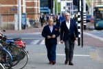 Amsterdam, 15 Mei 2013 In het Conservatorium Hotel vierde Leco Zadelhoff zijn 45ste verjaardag en 25 jaar in het vak.
Joop Braakhekke met zijn partner Wim Nijkamp
Foto Peter Smulders BV