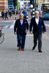 Amsterdam, 15 Mei 2013 In het Conservatorium Hotel vierde Leco Zadelhoff zijn 45ste verjaardag en 25 jaar in het vak.
Joop Braakhekke met zijn partner Wim Nijkamp
Foto Peter Smulders BV