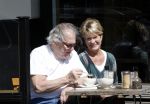 Amsterdam 24 april 2013
Jules en Puck Croiset op terras en op de cornelis schuytstraat.
Peter Smulders bv
