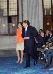 Amsterdam 16 mei 2013
Prinses  Beatrix Koning Willem Alexander en Koningin Maxima bij uitreiking appeltjes van Oranje op het paleijs op de dam
Peter Smulders bv