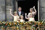 Amsterdam, 30 april 2013
Inhuldiging Koning Willem Alexander en Koningin Maxima
met hun kinderen op het bordes
Foto Peter Smulders BV