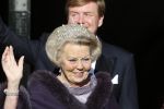 Amsterdam, 29 April 2013
Vertrek Kon. familie vanuit Paleis op de Dam naar het diner in het Rijksmuseum
Koningin Beatrix met Prins Willem Alexander en Prinses Maxima
Foto Peter Smulders BV