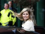 Amsterdam 15 mei 2013
Koningin Maxima verlaat het movenpick hotel.
Peter Smulders bv