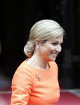 Amsterdam 16 mei 2013
Koningin Maxima en Koning Willem Alexander bij uitreiking appeltjes van Oranje op het paleijs op de dam
Peter Smulders bv