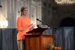 Amsterdam 16 mei 2013
Prinses  Beatrix Koning Willem Alexander en Koningin Maxima bij uitreiking appeltjes van Oranje op het paleijs op de dam
Peter Smulders bv