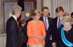 Amsterdam 16 mei 2013
Prinses  Beatrix Koning Willem Alexander en Koningin Maxima bij uitreiking appeltjes van Oranje op het paleijs op de dam
Peter Smulders bv