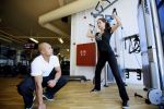 DEN HAAG4 Mei 2013  In de Sportschool Sportcity deed Personal Trainer Oswin Beingsick een persoonlijke training met Melissa Sneekes. 
Foto Peter Smulders BV