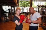 Amsterdam 17 mei 2013
Monique Sluyter traint met personal trainer Oswin Beingsick.
Peter Smulders bv