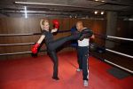 Amsterdam 17 mei 2013
Monique Sluyter traint met personal trainer Oswin Beingsick.
Peter Smulders bv