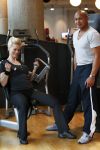 Amsterdam 17 mei 2013
Monique Sluyter traint met personal trainer Oswin Beingsick.
Peter Smulders bv