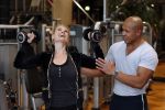 Amsterdam 17 mei 2013
Monique Sluyter traint met personal trainer Oswin Beingsick.
Peter Smulders bv