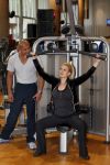 Amsterdam 17 mei 2013
Monique Sluyter traint met personal trainer Oswin Beingsick.
Peter Smulders bv