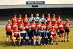 Eindhoven 1983-1984.  Team PSV. Achter vlnr, Ruud Gullit, Berry van Aerle,Huub Stevens, Pim Doesburg, Hans van Breukelen, Patrick Lodewijks, Glenn Hysen, Ernie Brands en Jan Heintze. Voor, Juri Koolhof, Erik-Jan vd Boogaard, Rene van der Gijp, Ton Lokhof, ?? Willy van de Kerkhof, Michel Valke, ??, Frans van Rooij,??, Addick Koot.
Voor. Rob McDonald, Sjack vd Ven, Hans Kraaij, Kees Ploegsma, Jan Reker, Guus Hiddink en Halvar Thoressen.
Foto: John Claessens