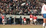 Tokio, 9 t/m 12 December 1988 PSV-Nacional Montevideo (Uruguay)
Met eindstand 1-1 na verlenging 2-2 en via een 6-7 verlies in penaltys.
PSV had 4 x de kans om winnaar te zien en uiteindelijk is het niet gelukt.
0-1 Ostolaza, 1-1 Romario , in de 110e minuut Ronald Koeman 2-1 en in de 119e min wederom Ostolaza 2-2
Wedstrijd werd gespeeld in tokio voor 62000 toeschouwers

Foto Peter Smulders BV