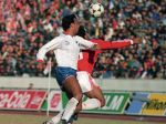 Tokio, 9 t/m 12 December 1988 PSV-Nacional Montevideo (Uruguay)
Met eindstand 1-1 na verlenging 2-2 en via een 6-7 verlies in penaltys.
PSV had 4 x de kans om winnaar te zien en uiteindelijk is het niet gelukt.
0-1 Ostolaza, 1-1 Romario , in de 110e minuut Ronald Koeman 2-1 en in de 119e min wederom Ostolaza 2-2
Wedstrijd werd gespeeld in tokio voor 62000 toeschouwers

Foto Peter Smulders BV