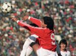Tokio, 9 t/m 12 December 1988 PSV-Nacional Montevideo (Uruguay)
Met eindstand 1-1 na verlenging 2-2 en via een 6-7 verlies in penaltys.
PSV had 4 x de kans om winnaar te zien en uiteindelijk is het niet gelukt.
0-1 Ostolaza, 1-1 Romario , in de 110e minuut Ronald Koeman 2-1 en in de 119e min wederom Ostolaza 2-2
Wedstrijd werd gespeeld in tokio voor 62000 toeschouwers

Foto Peter Smulders BV