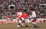 Tokio, 9 t/m 12 December 1988 PSV-Nacional Montevideo (Uruguay)
Met eindstand 1-1 na verlenging 2-2 en via een 6-7 verlies in penaltys.
PSV had 4 x de kans om winnaar te zien en uiteindelijk is het niet gelukt.
0-1 Ostolaza, 1-1 Romario , in de 110e minuut Ronald Koeman 2-1 en in de 119e min wederom Ostolaza 2-2
Wedstrijd werd gespeeld in tokio voor 62000 toeschouwers

Foto Peter Smulders BV