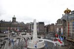 Amsterdam 26 april 2013
Won Yip op zijn terras tegen over het paleis op de dam.
Peter Smulders bv