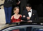 Amsterdam, 29 April 2013
Kon. gasten op weg naar het diner
Prinses Mabel met Prins Constatijn en Prinses Laurentien
Foto Peter Smulders BV