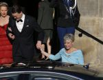 Amsterdam, 29 April 2013
Kon. gasten op weg naar het diner
Prinses Laurentien
Foto Peter Smulders BV