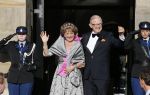Amsterdam, 29 April 2013
Kon. gasten op weg naar het diner
Pieter v Vollenhoven met Prinses Margriet
Foto Peter Smulders BV