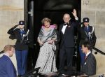Amsterdam, 29 April 2013
Kon. gasten op weg naar het diner
Pieter v Vollenhoven met Prinses Margriet
Foto Peter Smulders BV