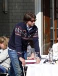 Amsterdam 28 april 2013
Rick en Bob Brandsteder met vrienden op terras.
Peter Smulders bv