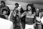 Venlo, 28 Mei 1987 Excelsior-PSV, gespeeld in de Koel te Venlo, eindstand 2-3 en PSV Landskampioen

Foto Peter Smulders BV