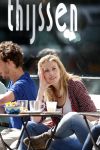 Amsterdam 15 mei 2013
Susan Smit zwanger op terras met een vriendin.
Peter Smulders bv