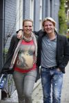 Amsterdam 14 mei 2013
Thomas Berge met zijn zwangere vriendin Myrthe Milius in amsterdam zuid.
Peter Smulders bv