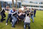 Hilversum 13 mei 2013
Danielle Oerlemans en Tim Visser zijn ambassadeurs van de rugby acadamy .
Peter Smulders bv