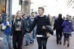 Amsterdam 29 april 2013
Viktor Fischer met zijn vriendin op de klverstraat.
Peter Smulders bv